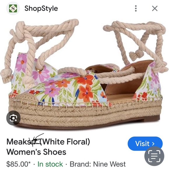 Nine West MEAKS7, Size 8, very cute sandal for any occasion. - Picture 2 of 6